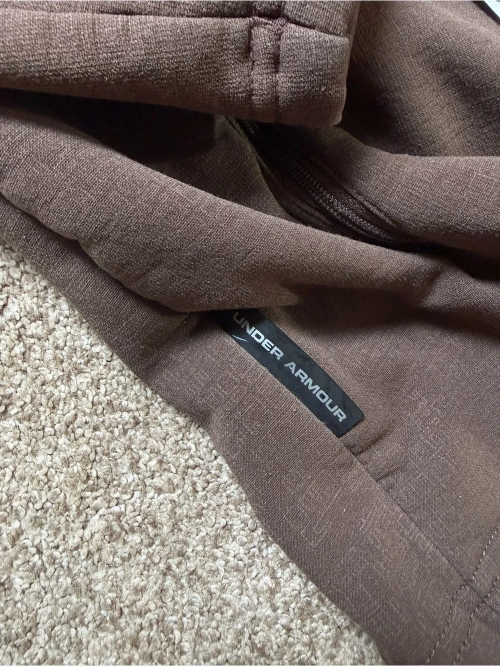 Under Armour Men’s Large Brown Full Zip Performance Jacket